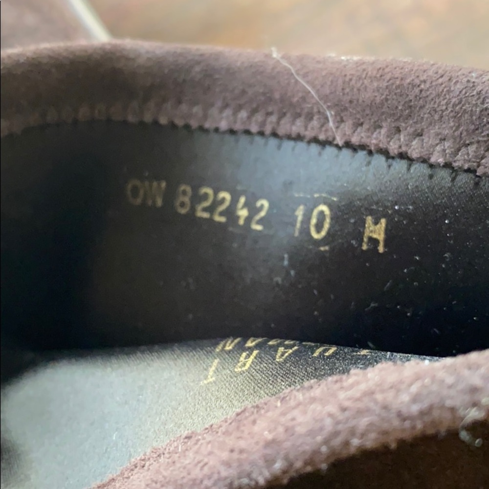 Stuart Weitzman Chocolate Brown Suede Knee Boots - Picture 5 of 6